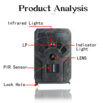 PR300C WIFI  Trail Camera  20fps 24MP 1296P Wifi Wildlife IP54 Waterproof Wireless Game Camera