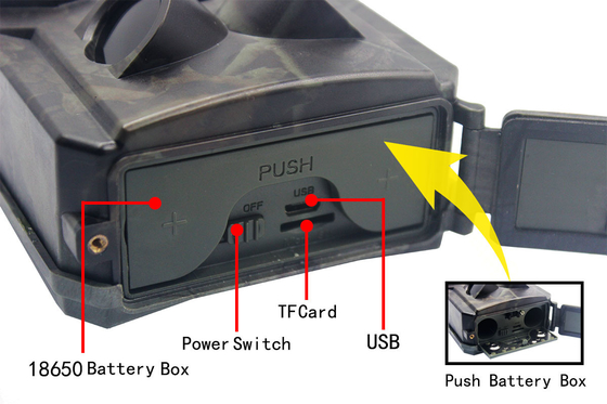 PR400C  Hunter Trail Camera 34pcs IR Hunter Trail Camera CMOS 12MP 1080P 30FPS Pir Night Vision Camera